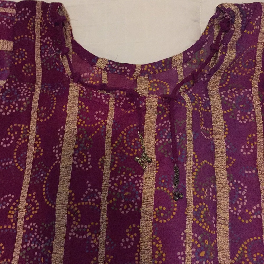 Purple Punjabi Indian Salwar Kameez - Picture 4 of 7